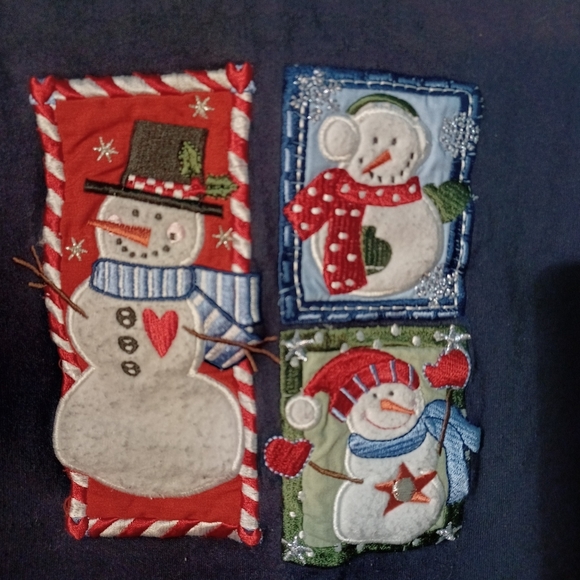 Snowmen sweatshirt size 18/20W Fashion Bug - Picture 3 of 3